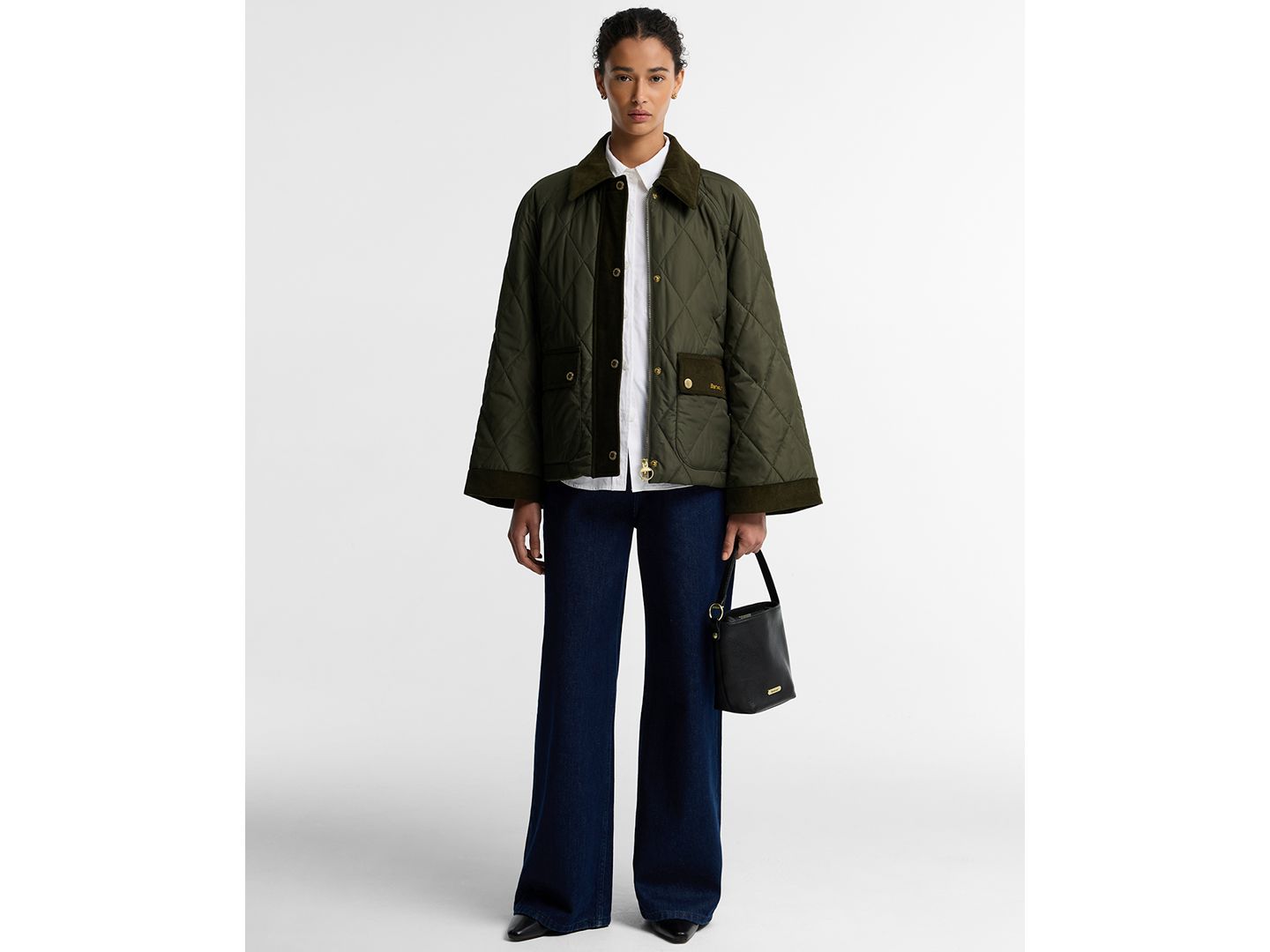 Женская куртка Barbour Kilnwick Quilted, цвет: Теневой — фото 2