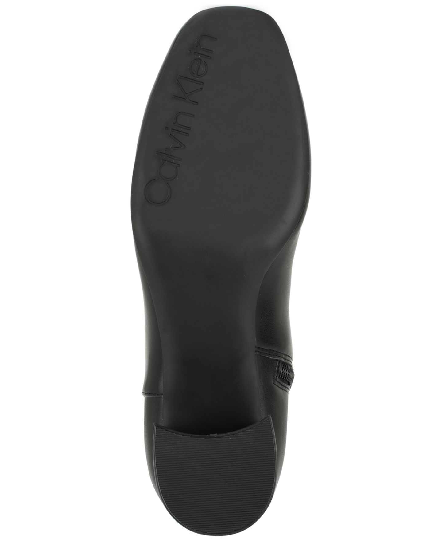 Женские ботинки Calvin Klein Paeton Tall Block Heel, цвет: Чёрный гладкий — фото 5