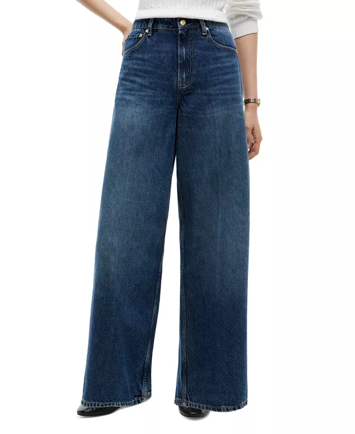 Women's Indie High-Rise Wide-Leg Jeans