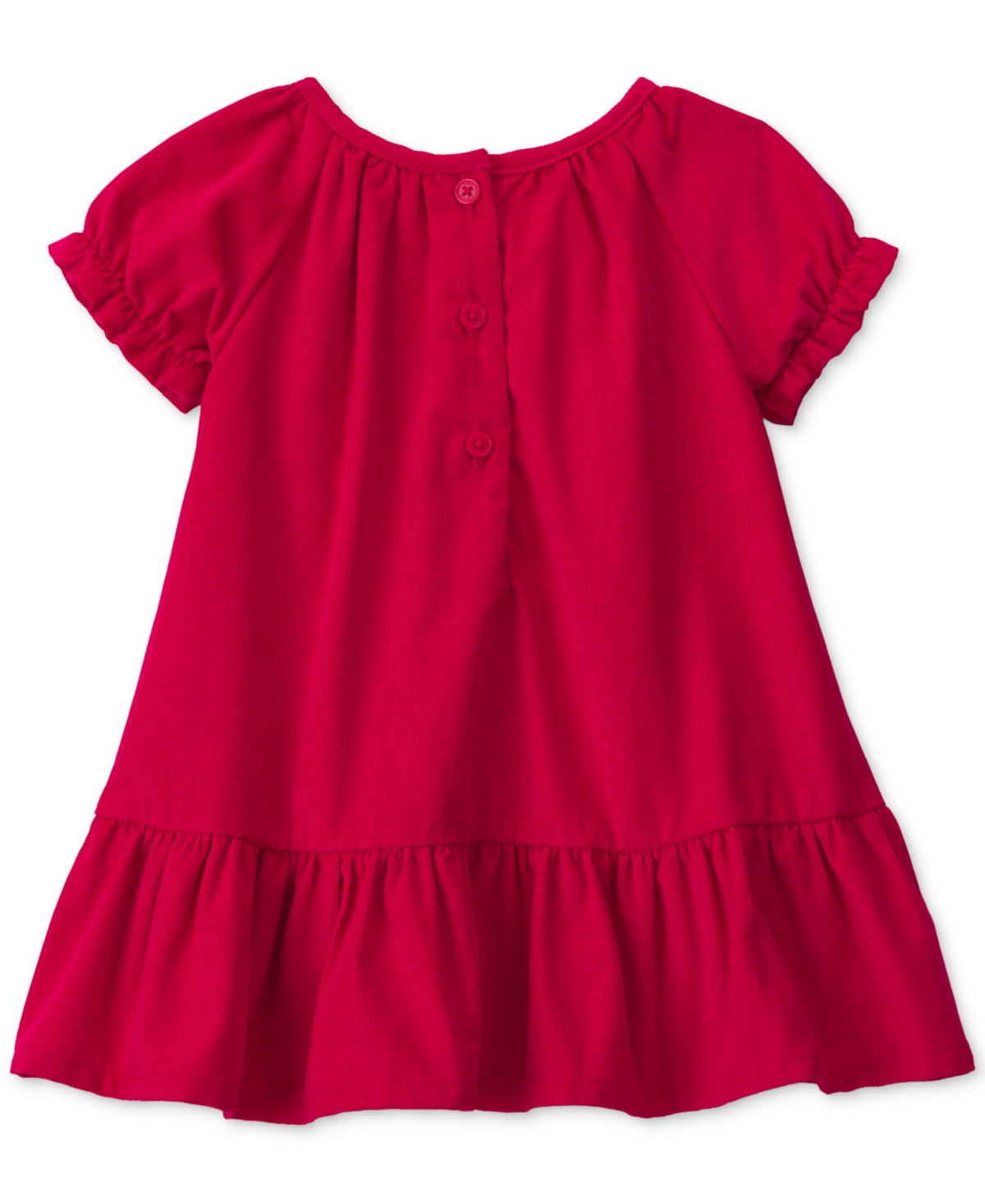 Osh Kosh Baby Girls' Puff-Sleeve A-Line Corduroy Dress