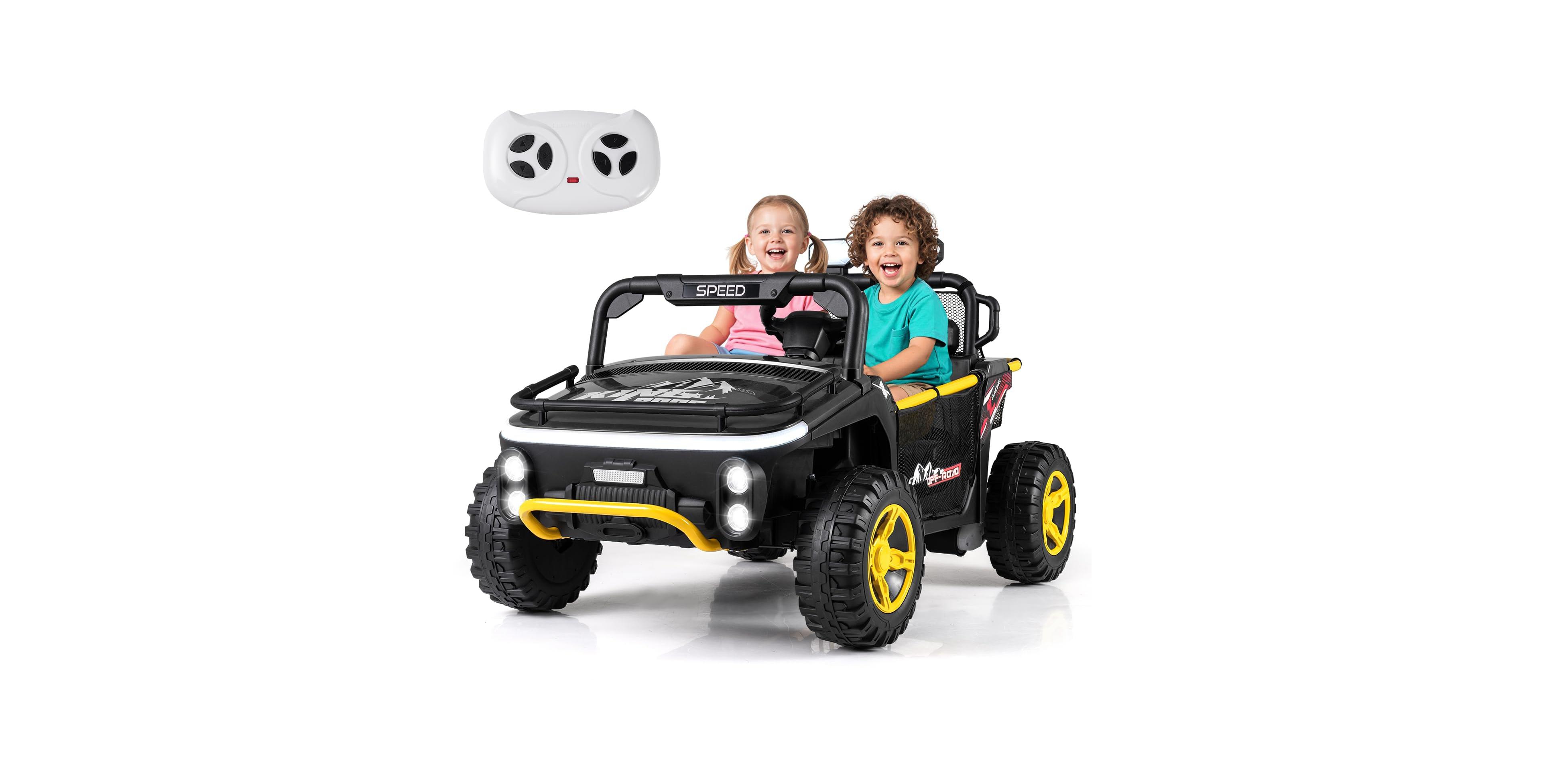 Mecale 24V 2-Seater Remote-Control Ride-On Truck, Ages 3+