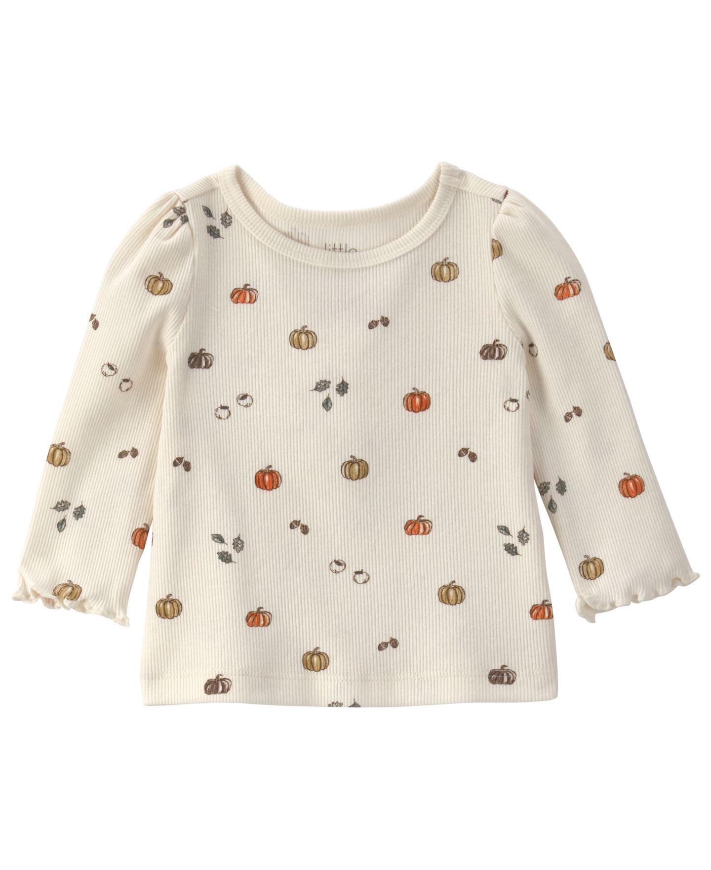 Комплект Carter's Long-Sleeve Corduroy Top and Jumper Dress, 2-Piece Set для девочек-малышей, цвет: Коричневый — фото 3