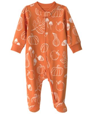 Baby Boys' or Baby Girls' Built-in Footies Sleep & Play Pajamas