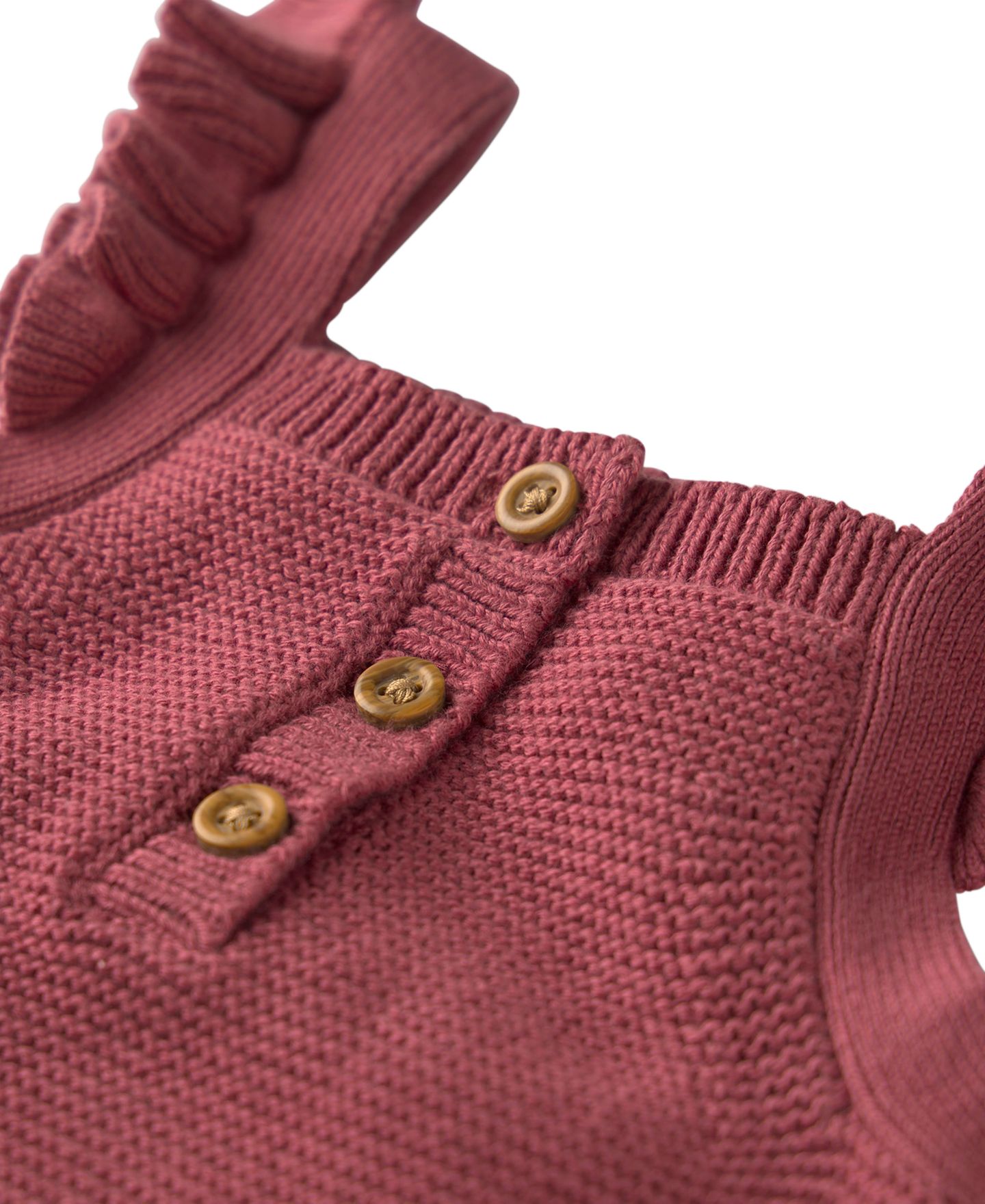 Комбинезон Carter's Sweater-Knit Square-Neck Overalls для девочек-малышей, цвет: Тёмно-бордовый — фото 3