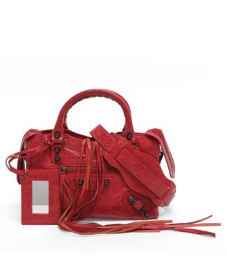 Leather Motorcycle City Mini Tote