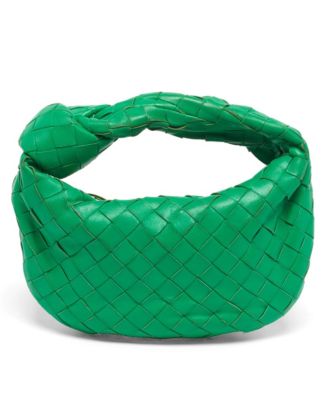 Jodie Intrecciato Leather Hobo Bag