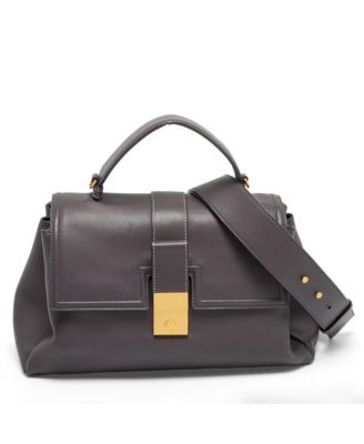 Piazza Medium Leather Top Handle Bag