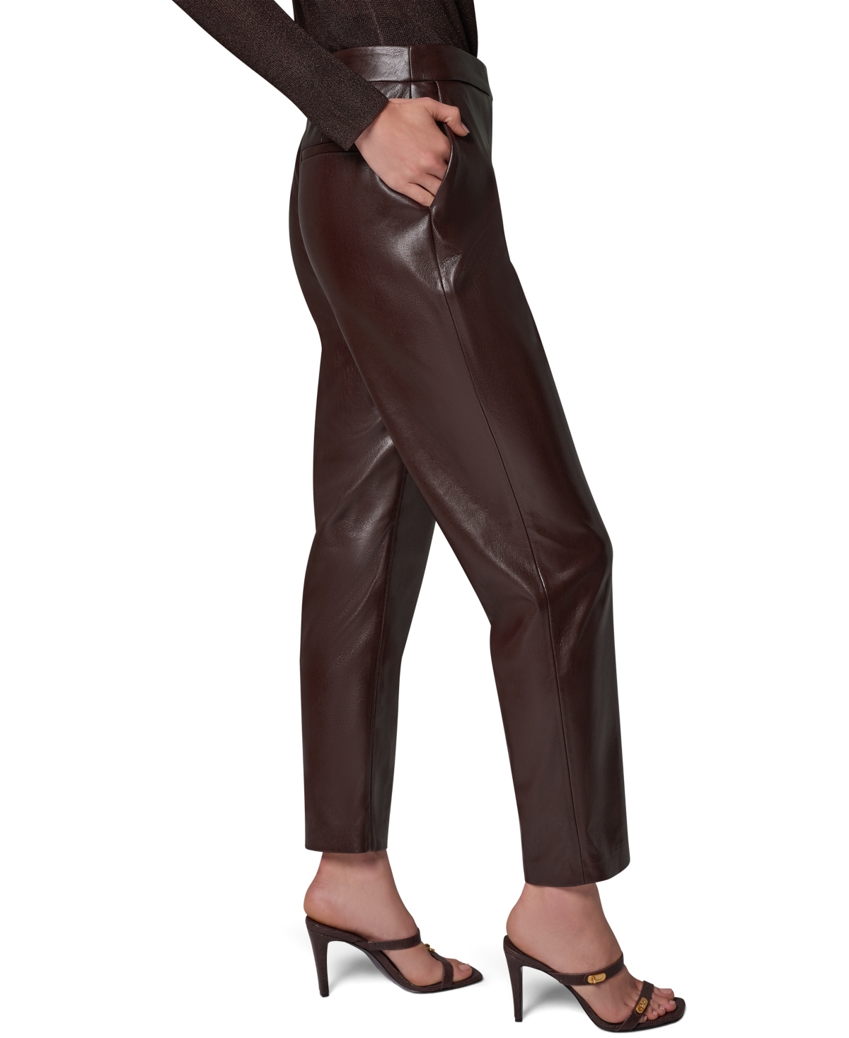 Donna Karan New York Women's Petite Slim-Leg Ankle Pants