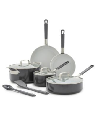 Bobby Flay Ceramic Nonstick 10-Piece Cookware Set