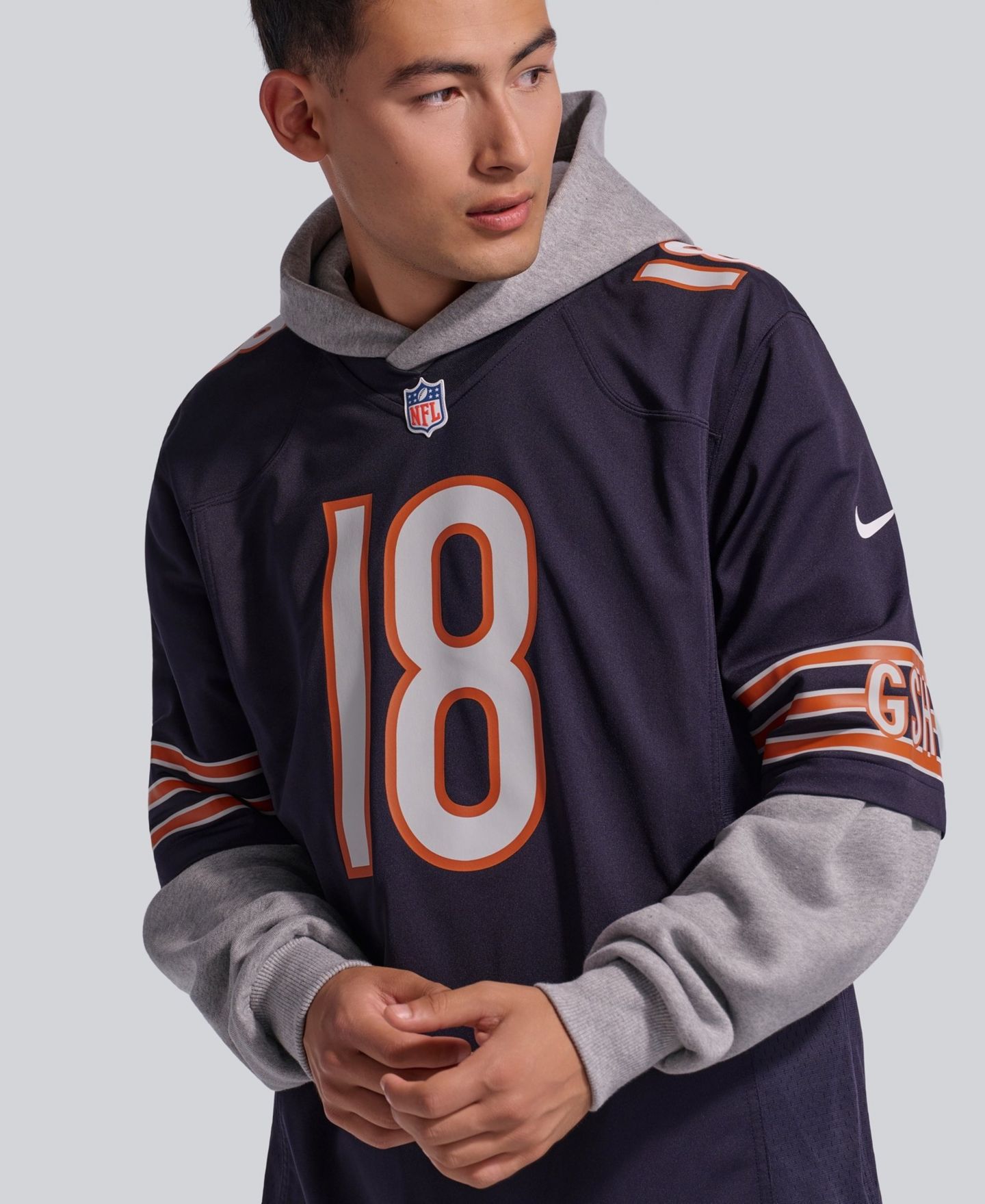 Мужской топ Nike Caleb Williams Chicago Bears 2024 NFL Draft First Round Pick Player Game Jersey, цвет: Тёмно-синий — фото 6