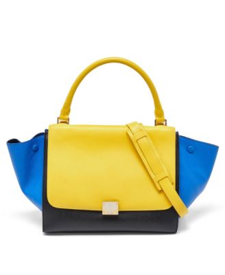 women's Small Phantom Luggage Tote in Royal Leather