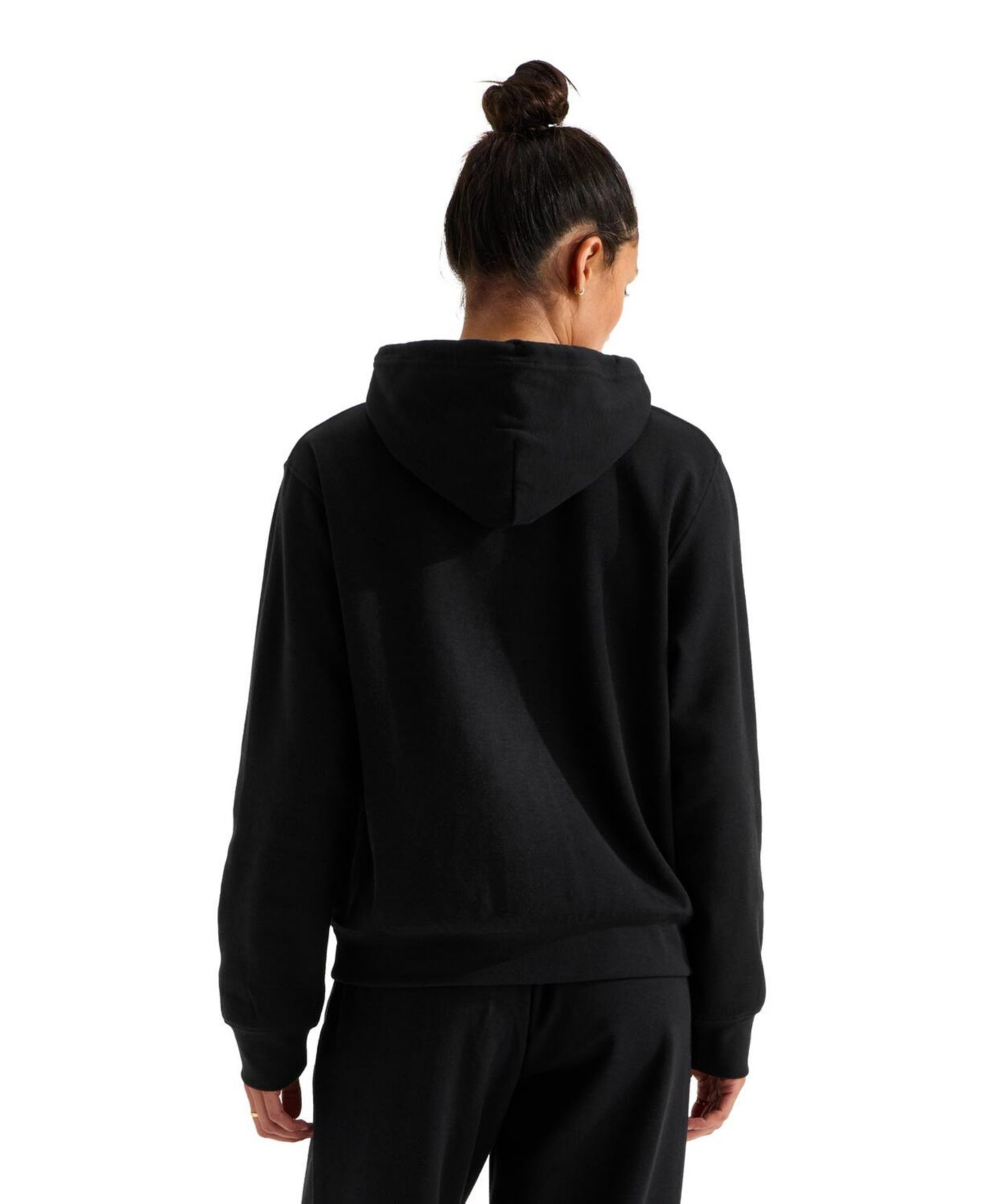 Женское худи The North Face Double Knit Relaxed-Fit, цвет: Чёрный — фото 3