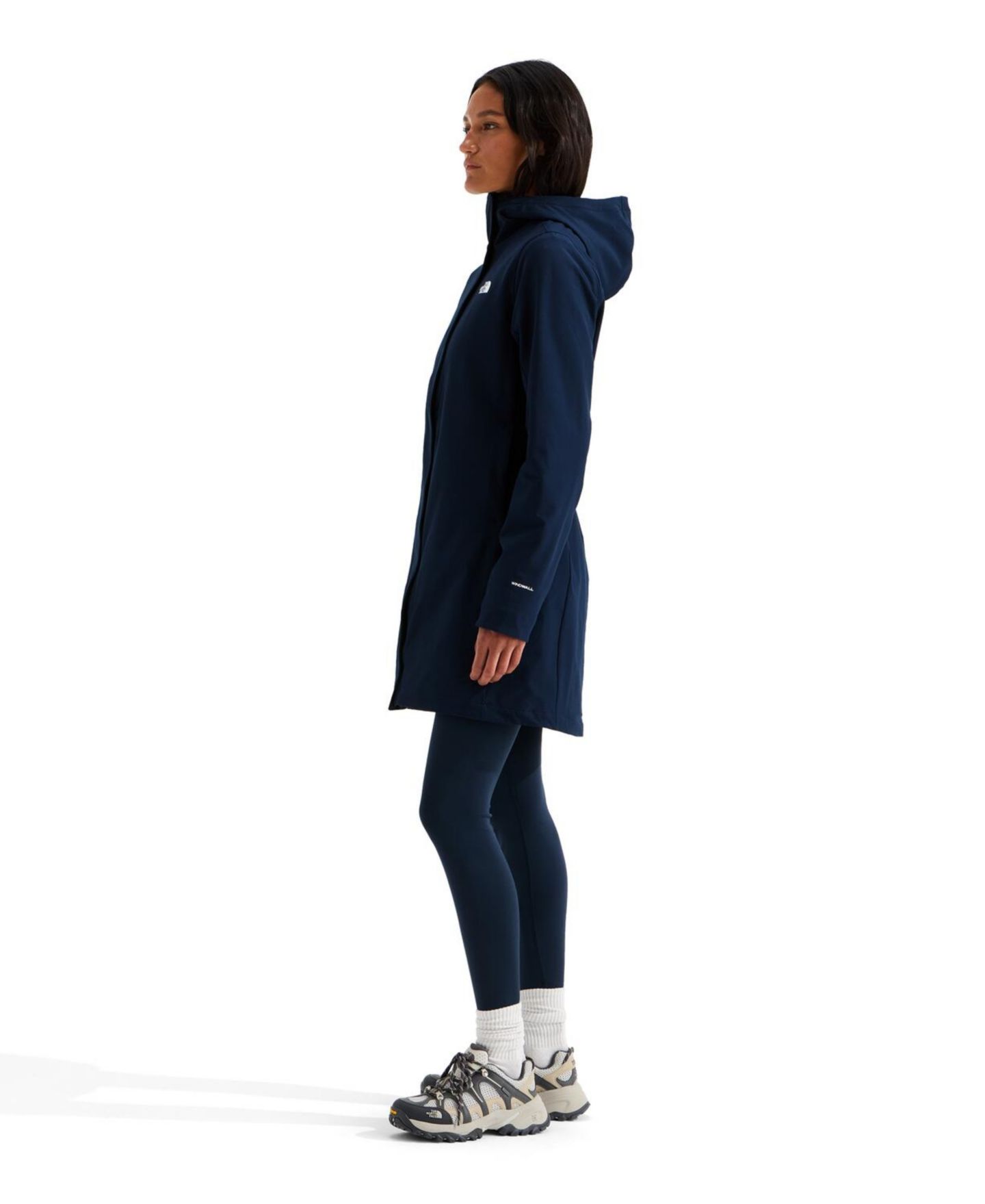 Женская куртка The North Face Shelbe Raschel Hooded, цвет: Снежный тёмно-синий — фото 2