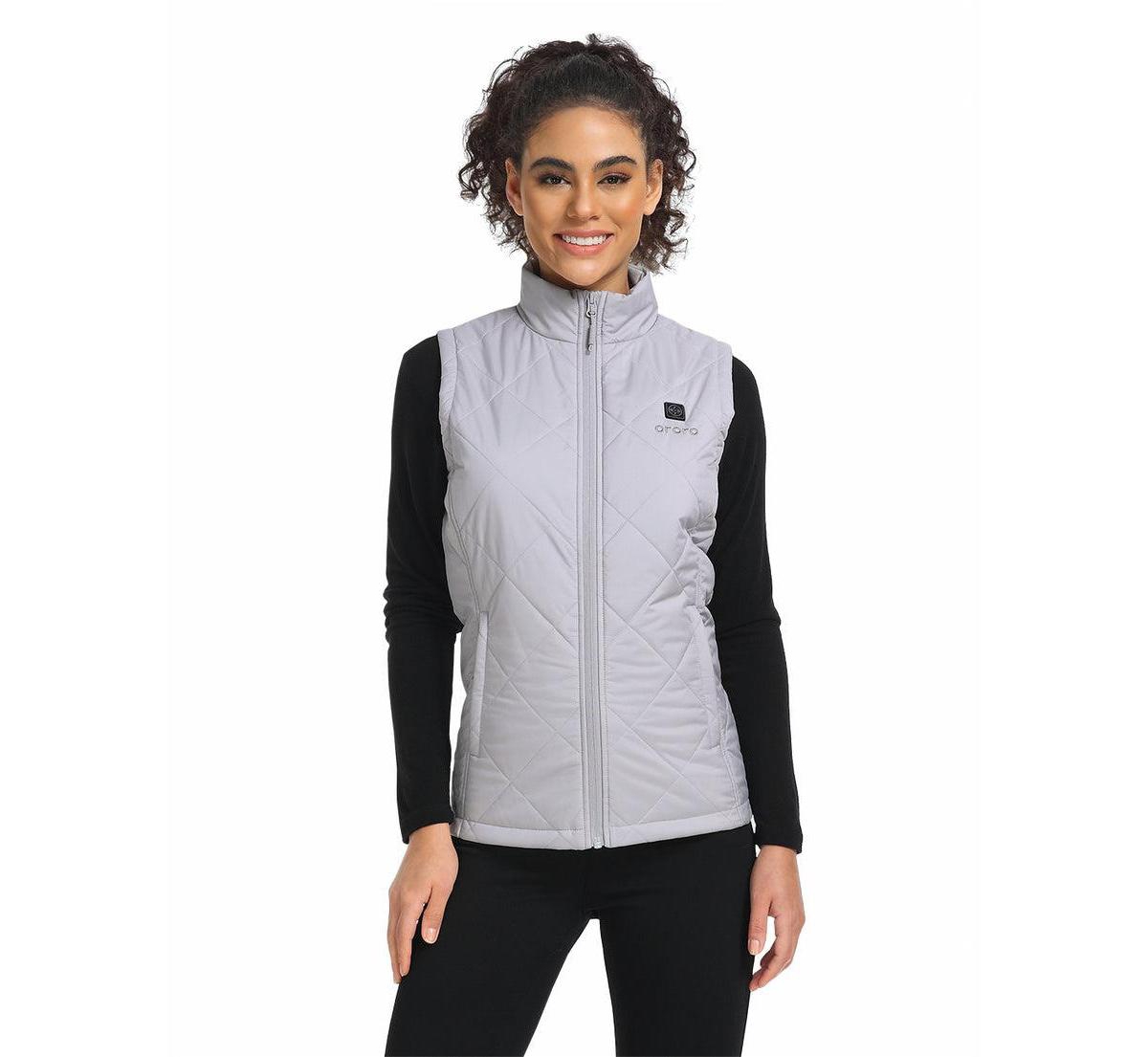 ororo Women's Heated Quilted Vest - Grey