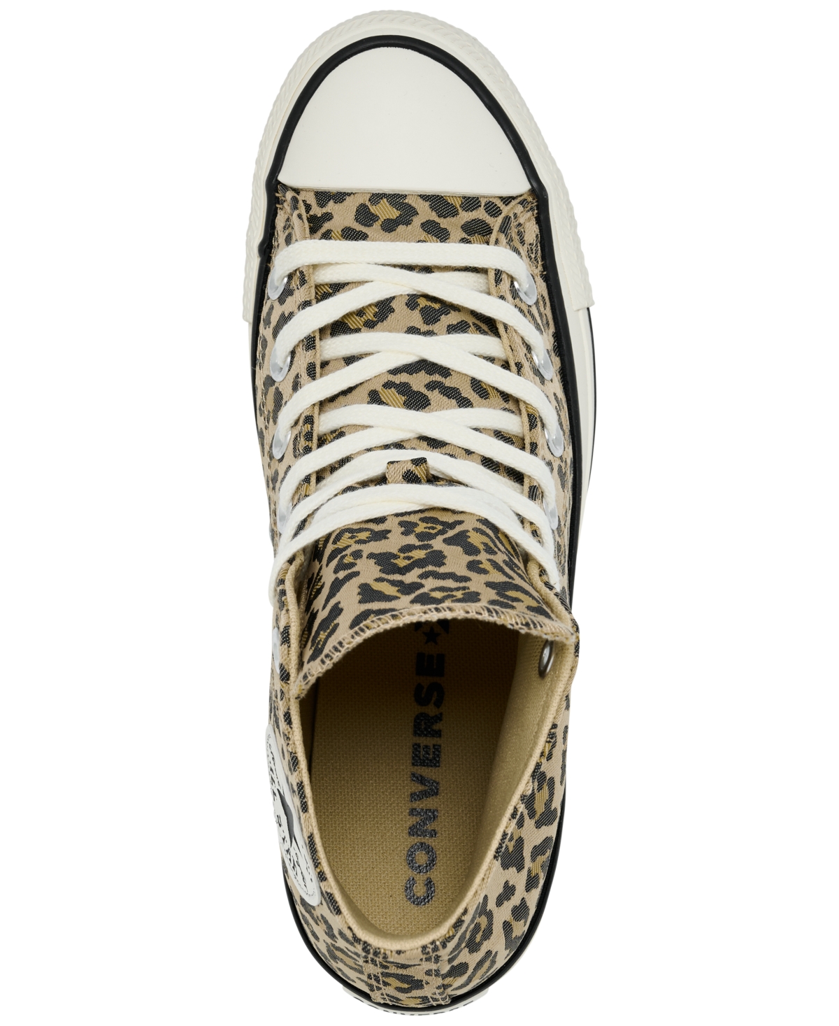 Converse Women's Chuck Taylor All Star Leopard Jacquard High Top Sneakers from Finish Line