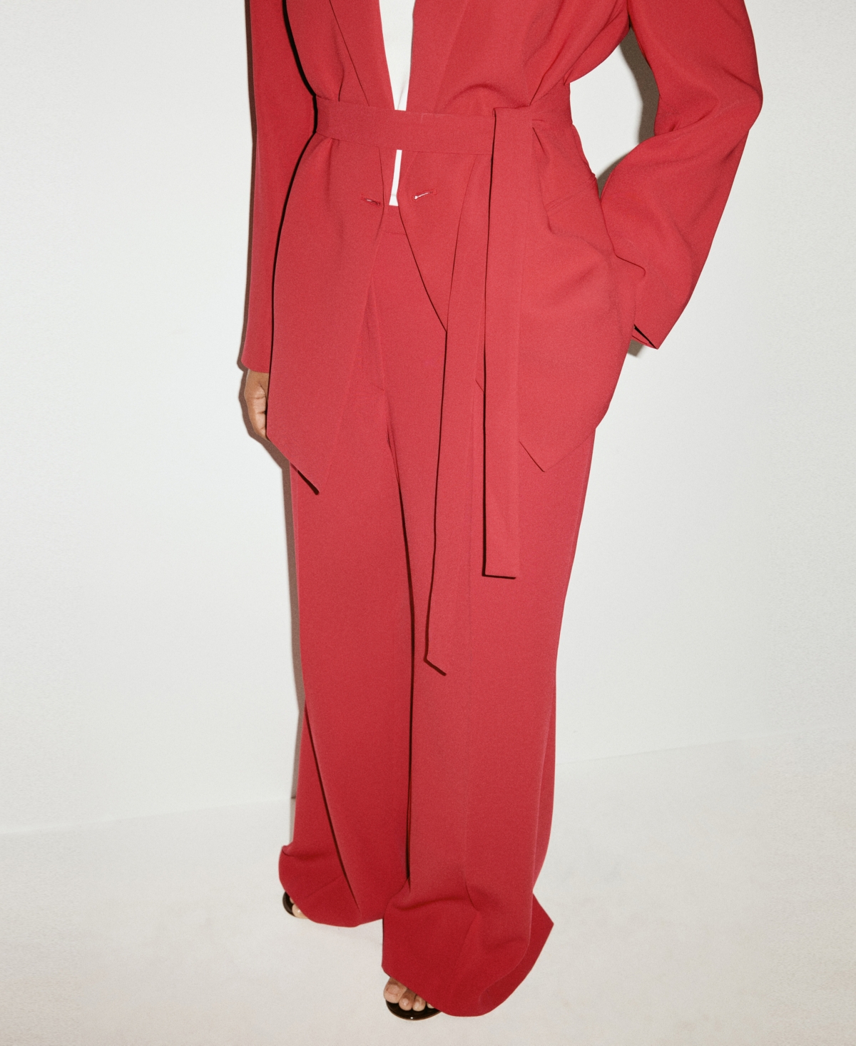 Mango Women's High-Waist Flare Pants