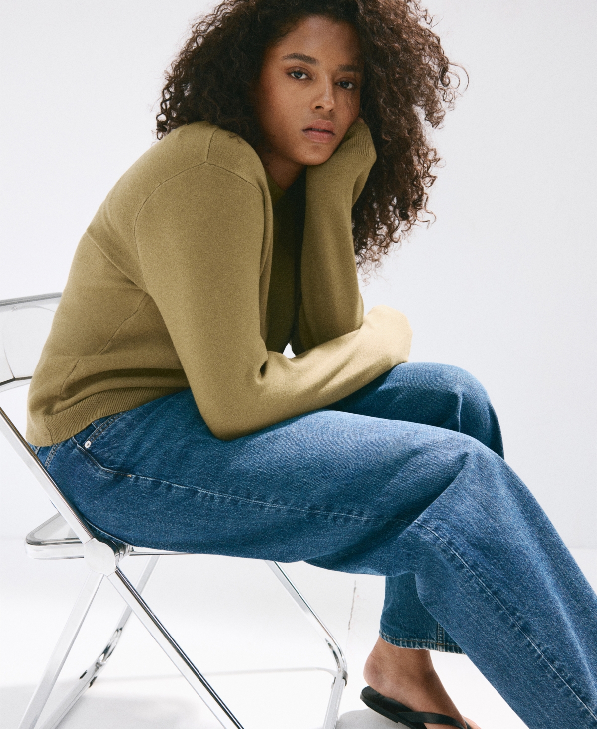 Mango Women's Fine-Knit Boat-Neck Sweater