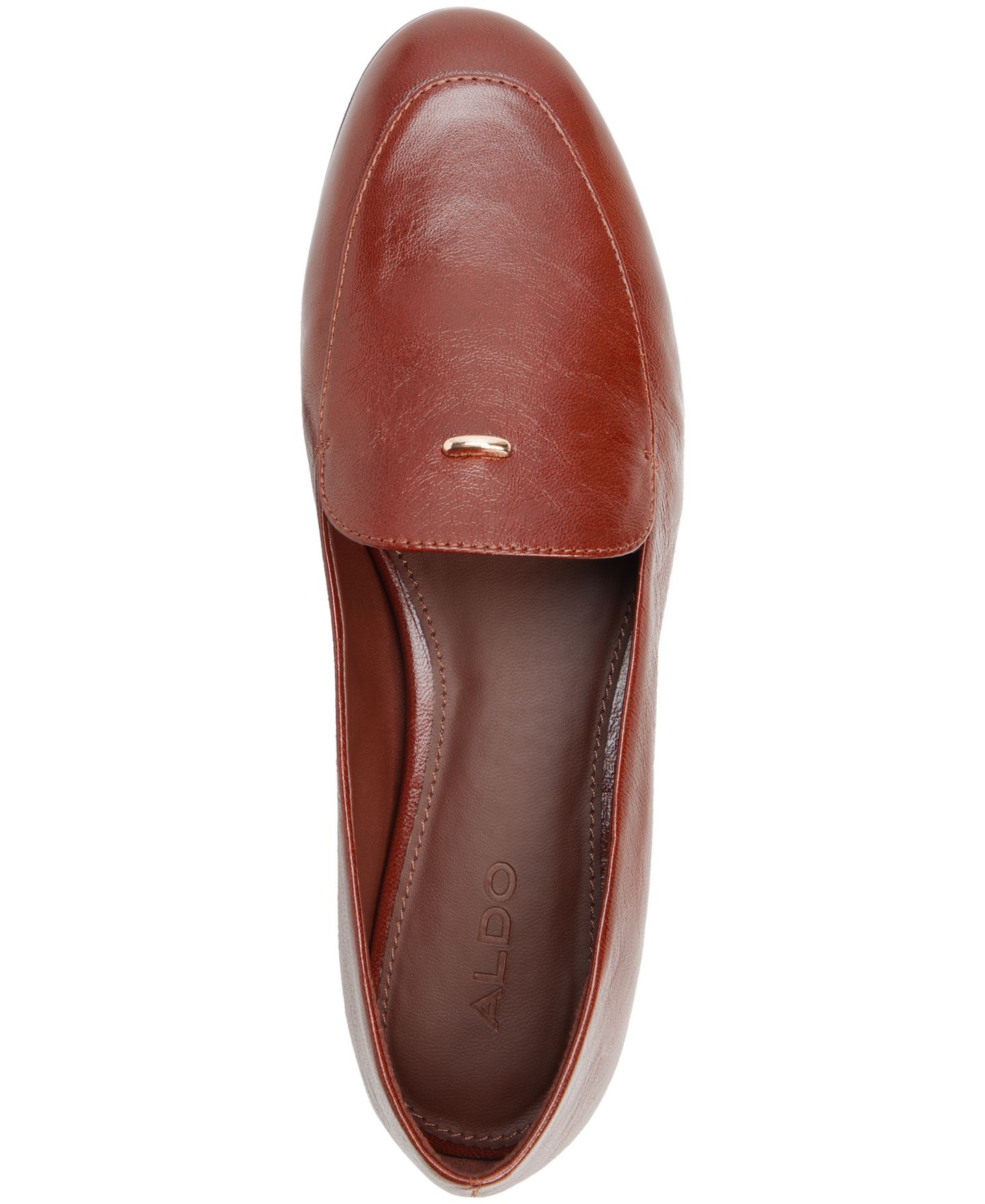 Женские туфли ALDO Daphia Slip-On, цвет: Коричневый блестящий — фото 4