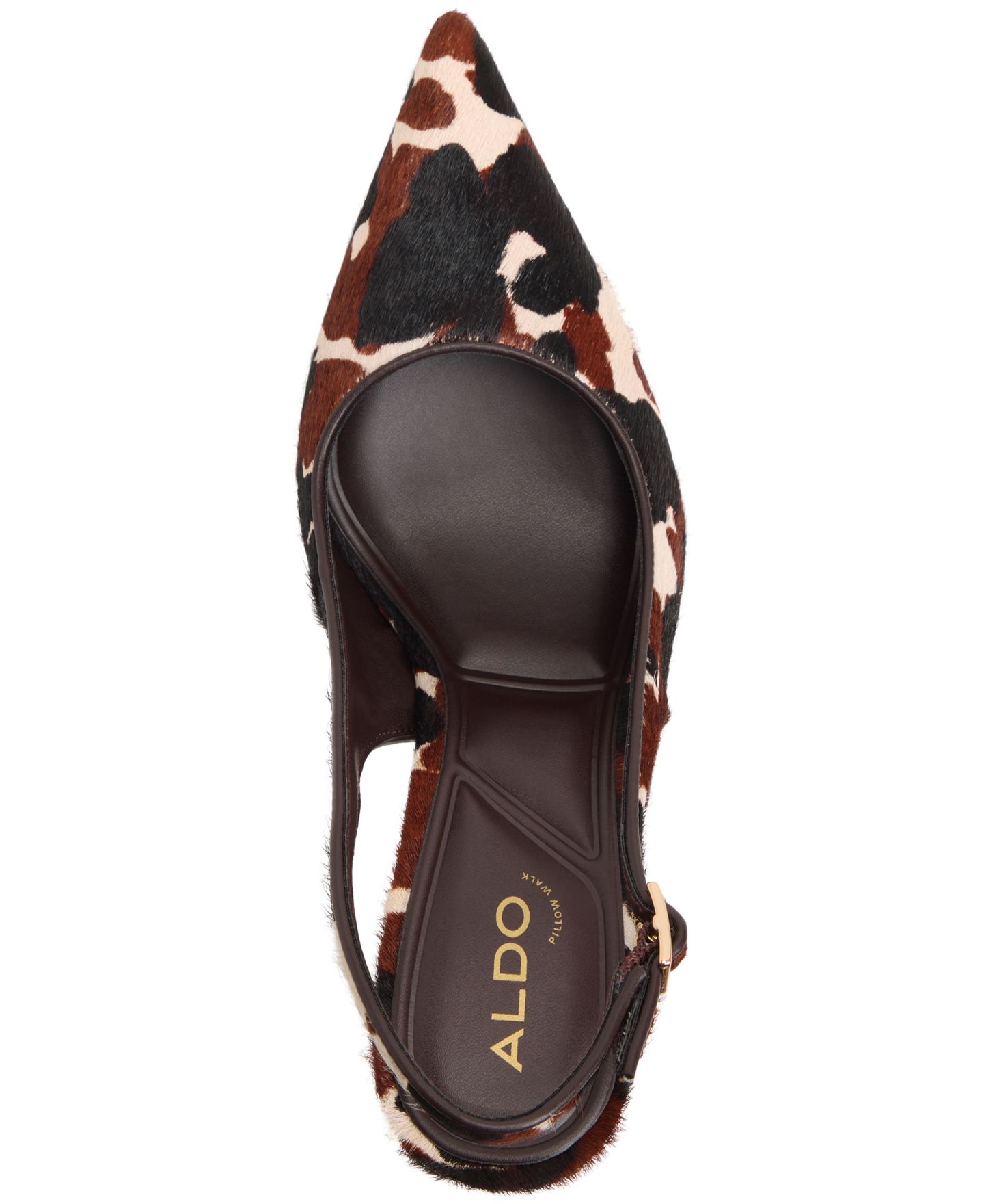 Женские туфли ALDO Stessysling 2.0 Slingback Pumps, цвет: Коричневый — фото 4