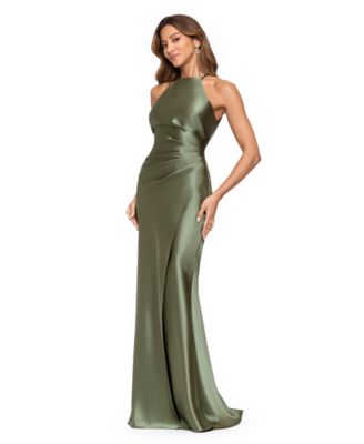 navy short sleeve dress Dark Short-Sleeve Cutout Front Mini Select Body:Regular Body poly cotton Kleinfeld Bridal - All Lightweight and breathable with