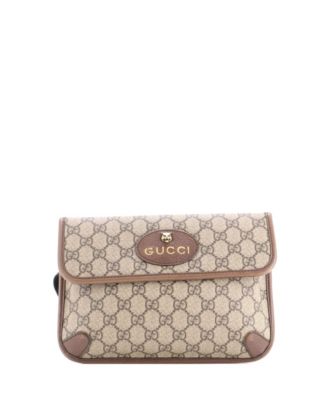 Neo Vintage Flap Belt Bag GG Coated Canvas