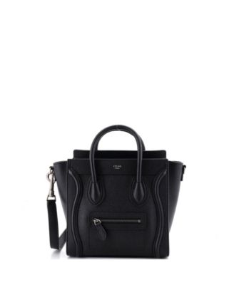 Nano Luggage Bag Grainy Leather