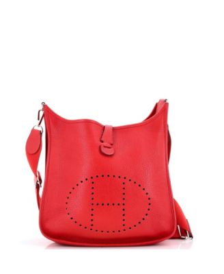 Pre-Owned Hermes PM Evelyne Bag Gen III Clemence