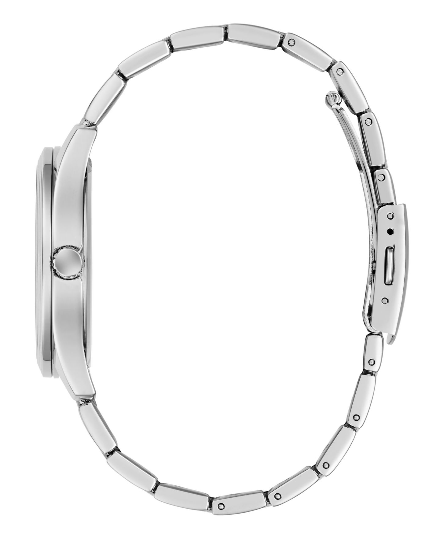 Мужские часы GUESS Silver-Tone Stainless Steel 38mm — фото 2