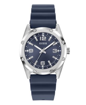 Men's Blue Silicone Watch 41mm