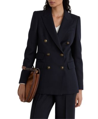 Women's Lauryn Double-Breasted Wool-Blend Blazer