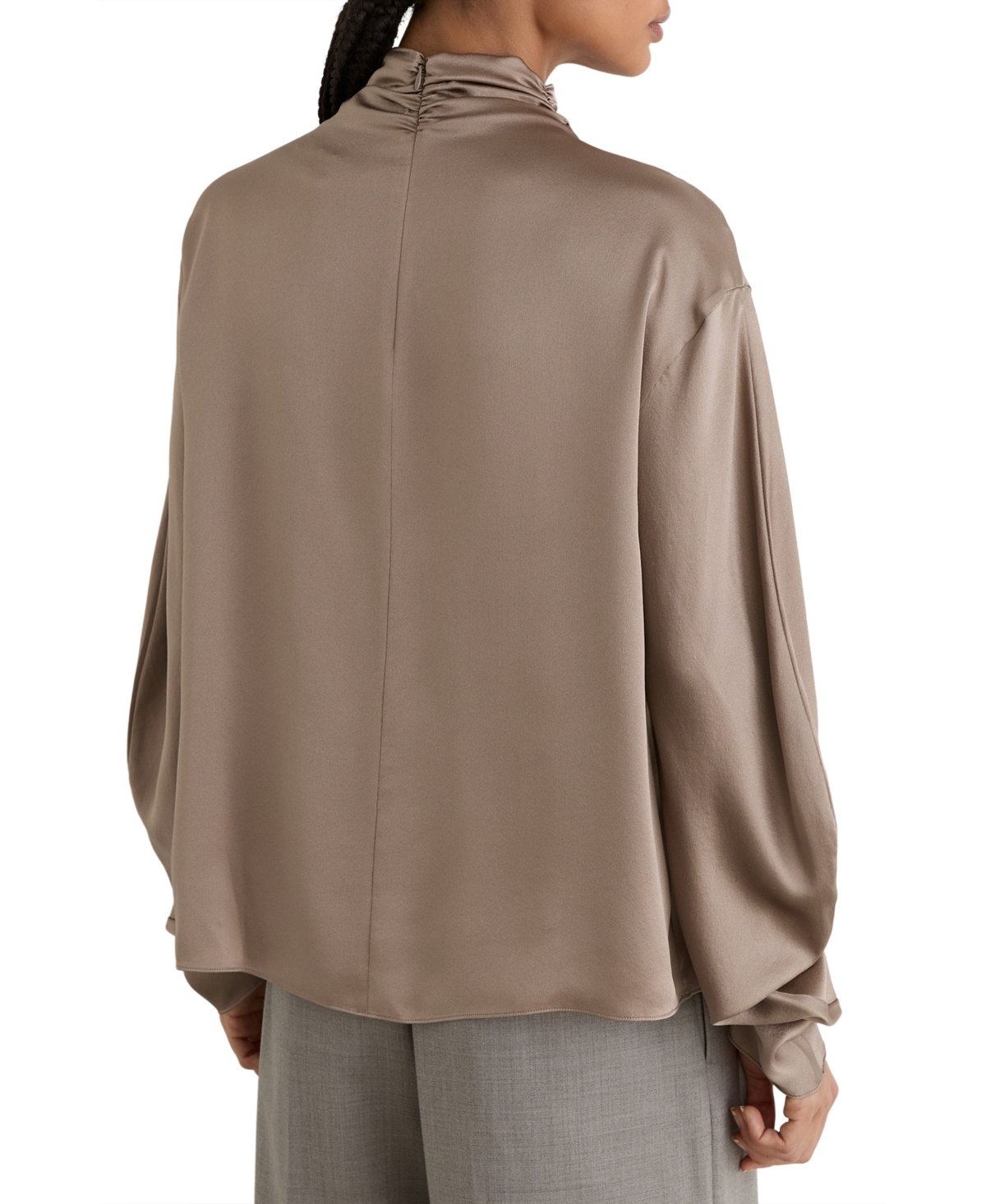 Reiss Women's Meena Silk High-Neck Blouse