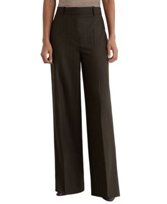 Women's Dawson Herringbone Wide-Leg Trousers