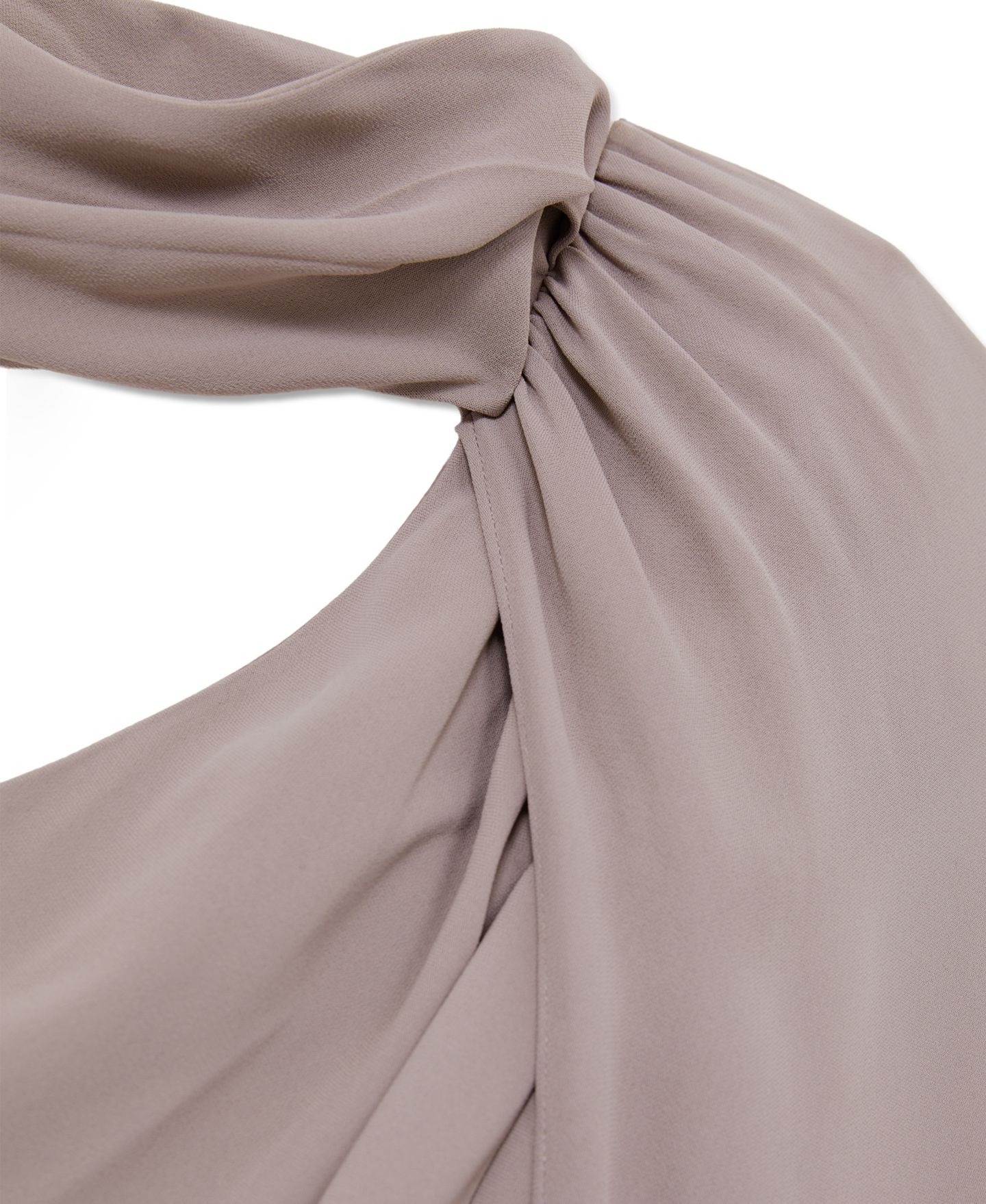 Женский комбинезон REISS Petite Carrie One-Shoulder Draped Wide-Leg Jumpsuit, цвет: Розовато-лиловый — фото 5