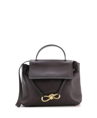 Small Ciao Ciao Top Handle Bag Leather with Intrecciato Detail