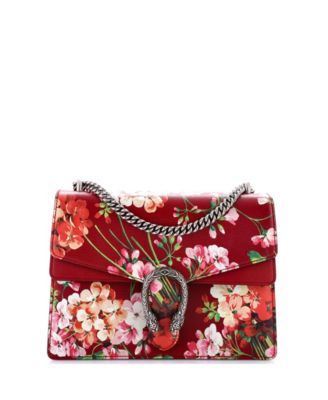 Medium Dionysus Bag Blooms Print Leather