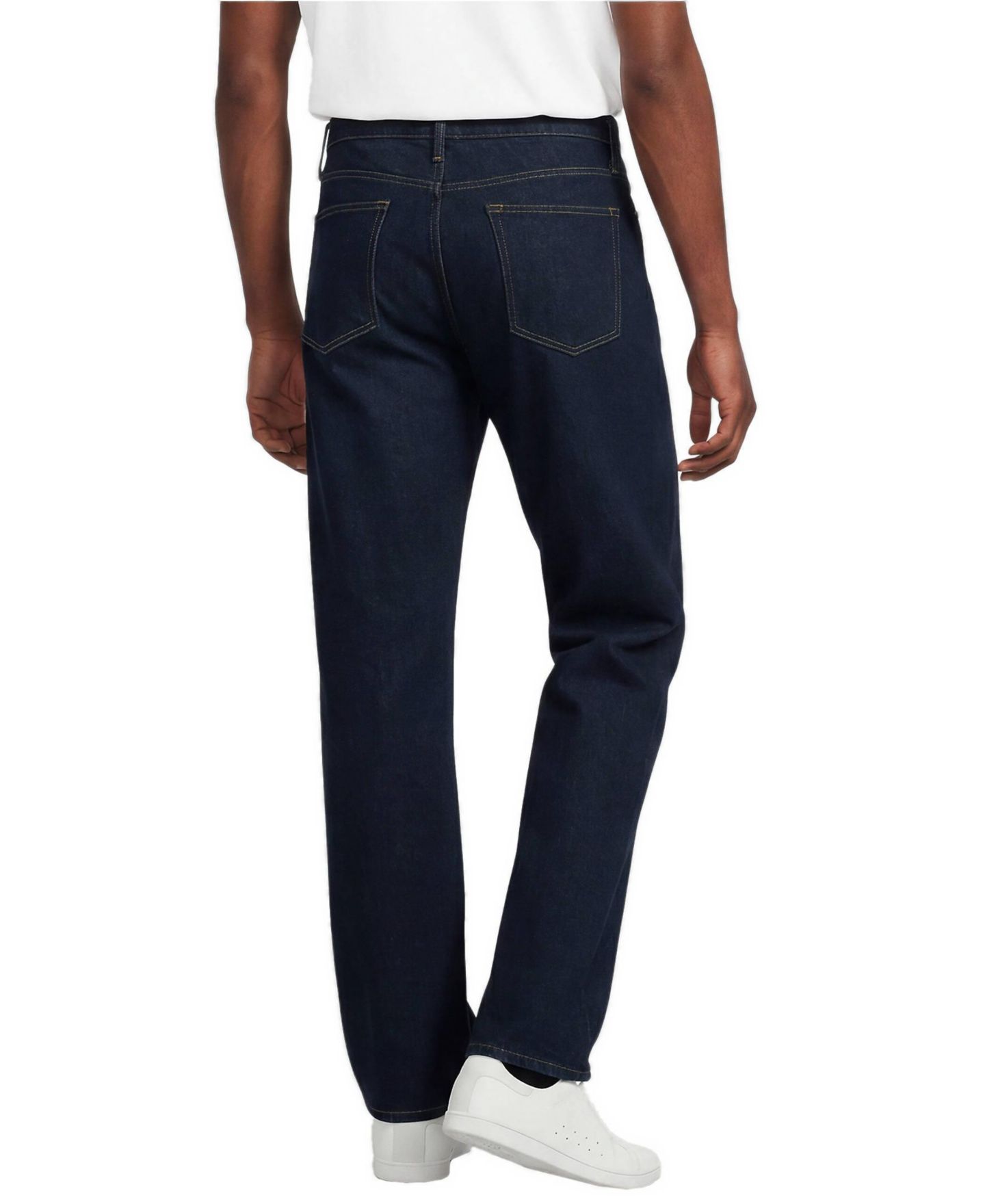 Мужские джинсы Lands' End Square Rigger Stretch Straight-Fit, цвет: Синий — фото 2