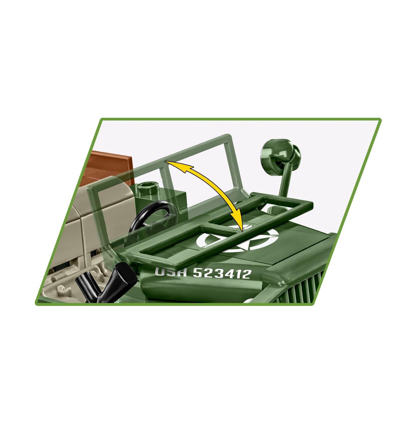 Детские конструкторы COBI Historical Collection Wwii 37mm GMC M6 Fargo Armored Vehicle, 230 pieces — фото 6