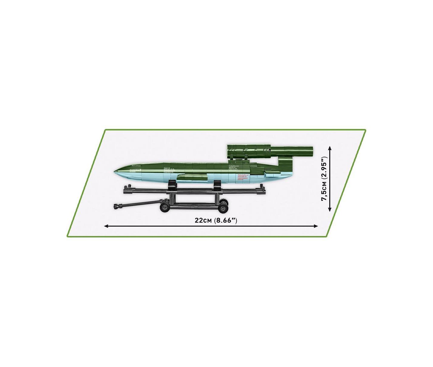 Детские конструкторы COBI Historical Collection V-1 Flying bomb (FI 103), 265 pieces — фото 5