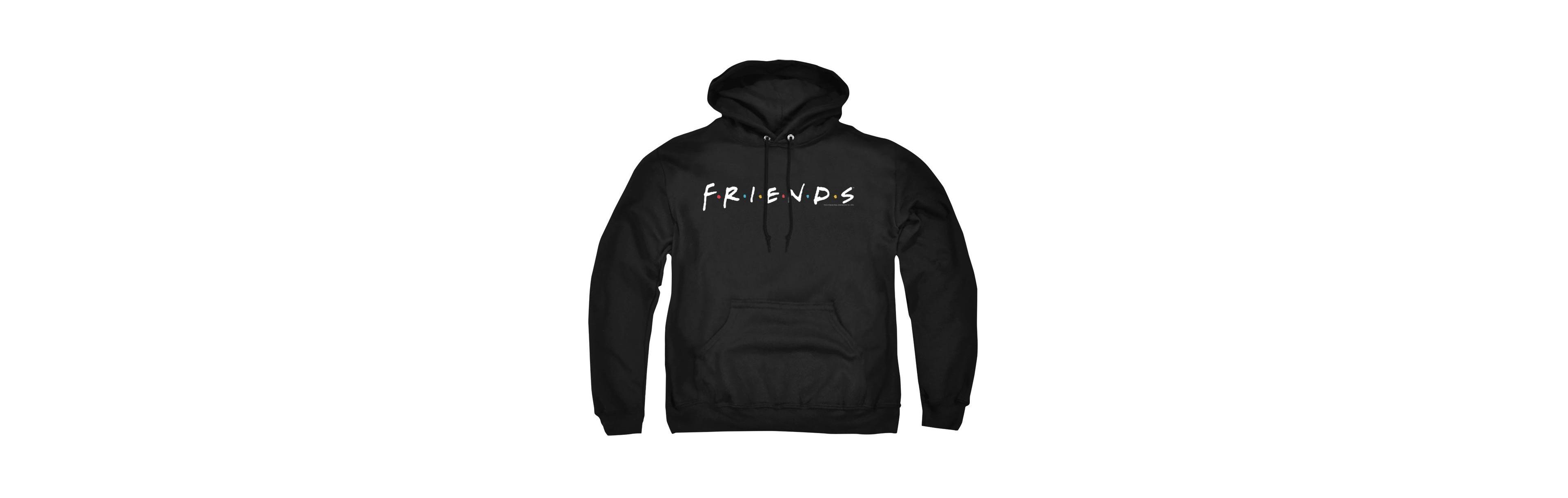 Friends Men's Pull-Over Graphic Fleece Hoodie