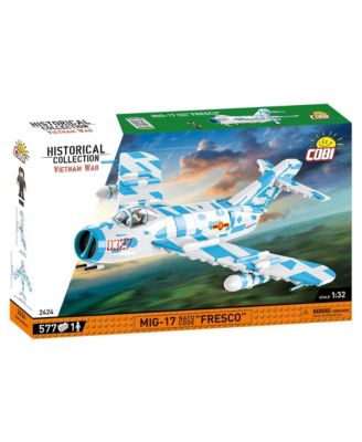 Vietnam War MIG-17 NATO Code "Fresco" 575-Piece Building Set, Ages 7+