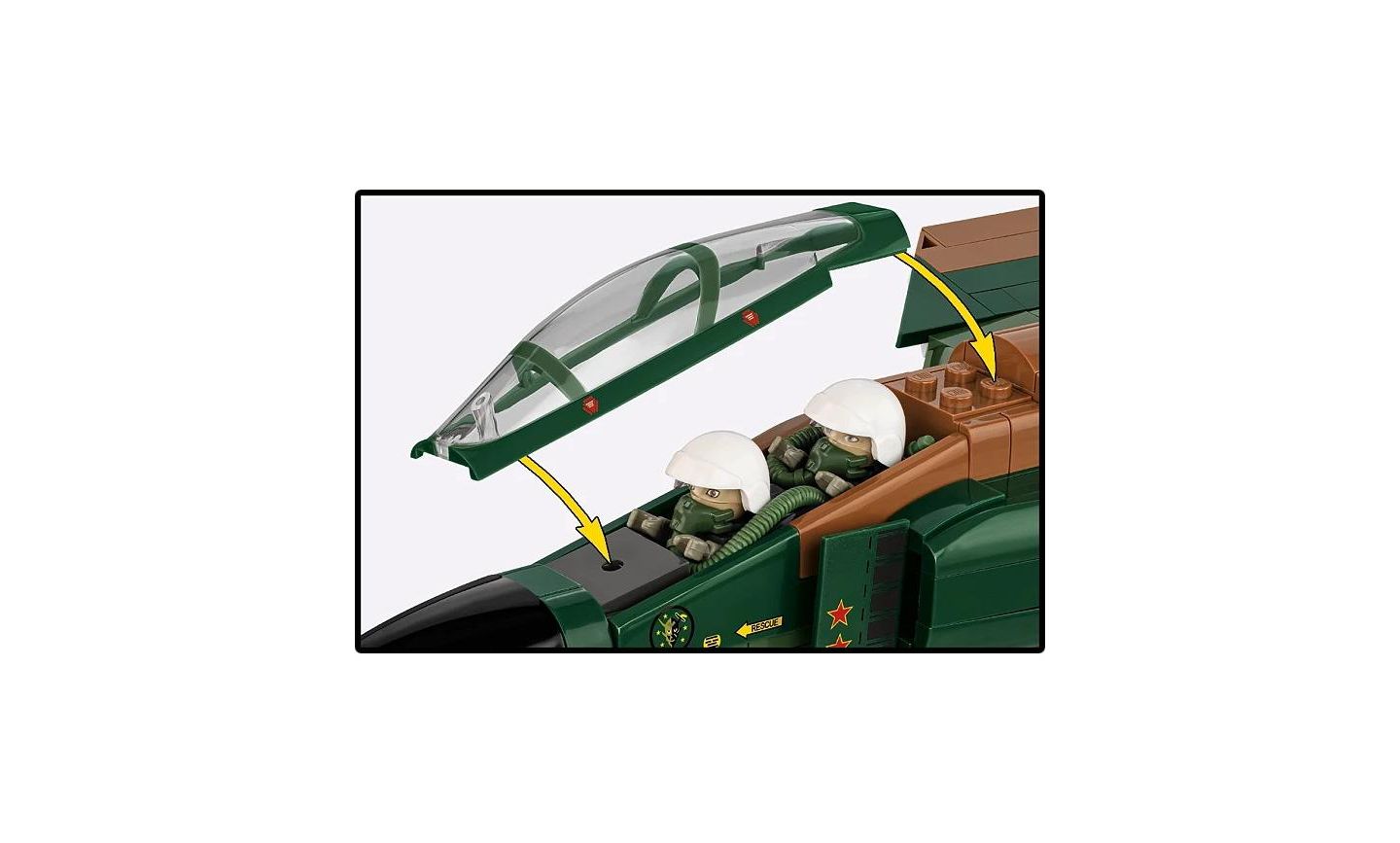 Детский конструктор COBI Historical Collection F-4C Phantom II Vietnam War 738-Piece Building Set, Ages 8+ — фото 6