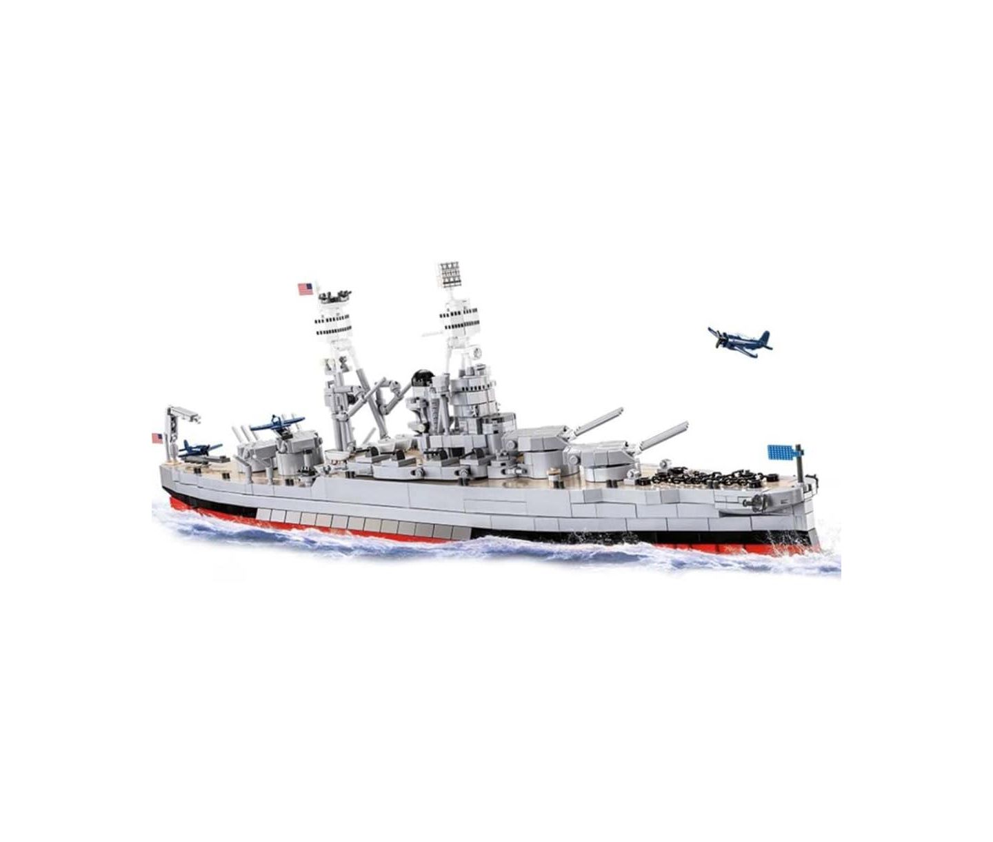Детский конструктор COBI Historical Collection World War II USS Pennsylvania & USS Arizona Executive Edition 2,000+ Piece Building Set, Ages 10+, цвет: Разноцветный — фото 3