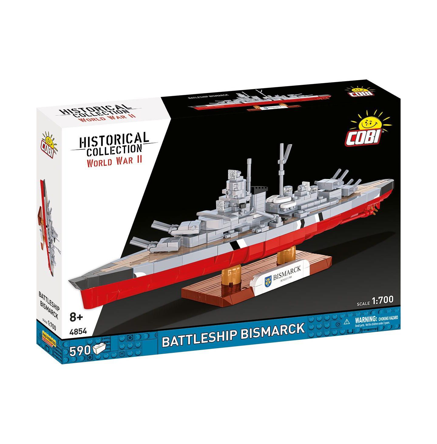 Детский конструктор COBI Wwii Battleship Bismarck 590-Piece Building Set, Ages 8+ — фото 1
