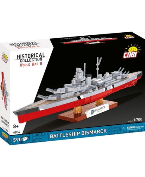Детский конструктор COBI Wwii Battleship Bismarck 590-Piece Building Set, Ages 8+