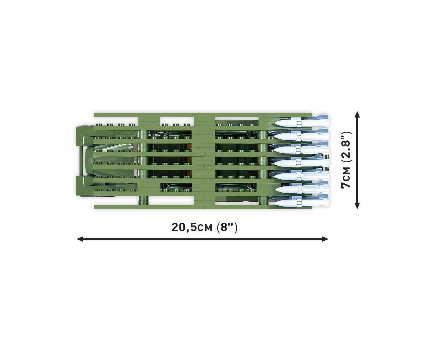Детский конструктор COBI World War II BM-13 Katyusha (ZIS-6) 440-Piece Building Set, Ages 8+ — фото 3