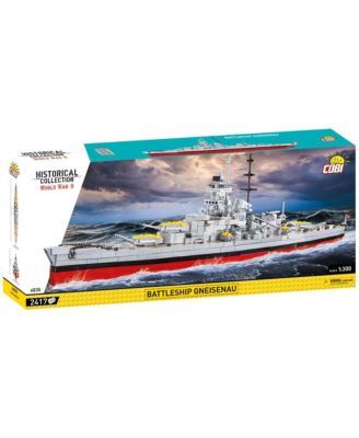 Historical Collection World War II Battleship Gneisenau 4835 2,417-Piece Building Set, Ages 11+