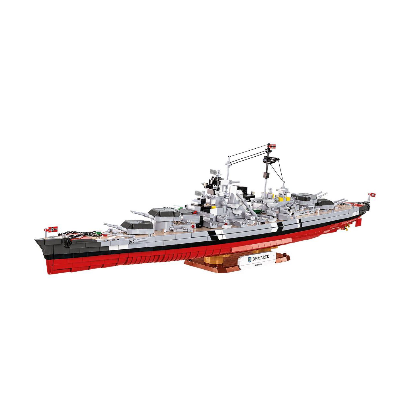 Детский конструктор COBI Historical Collection Wwii Battleship Bismarck 1:300 Scale Model 3,204-Piece Building Set, Ages 12+ — фото 2