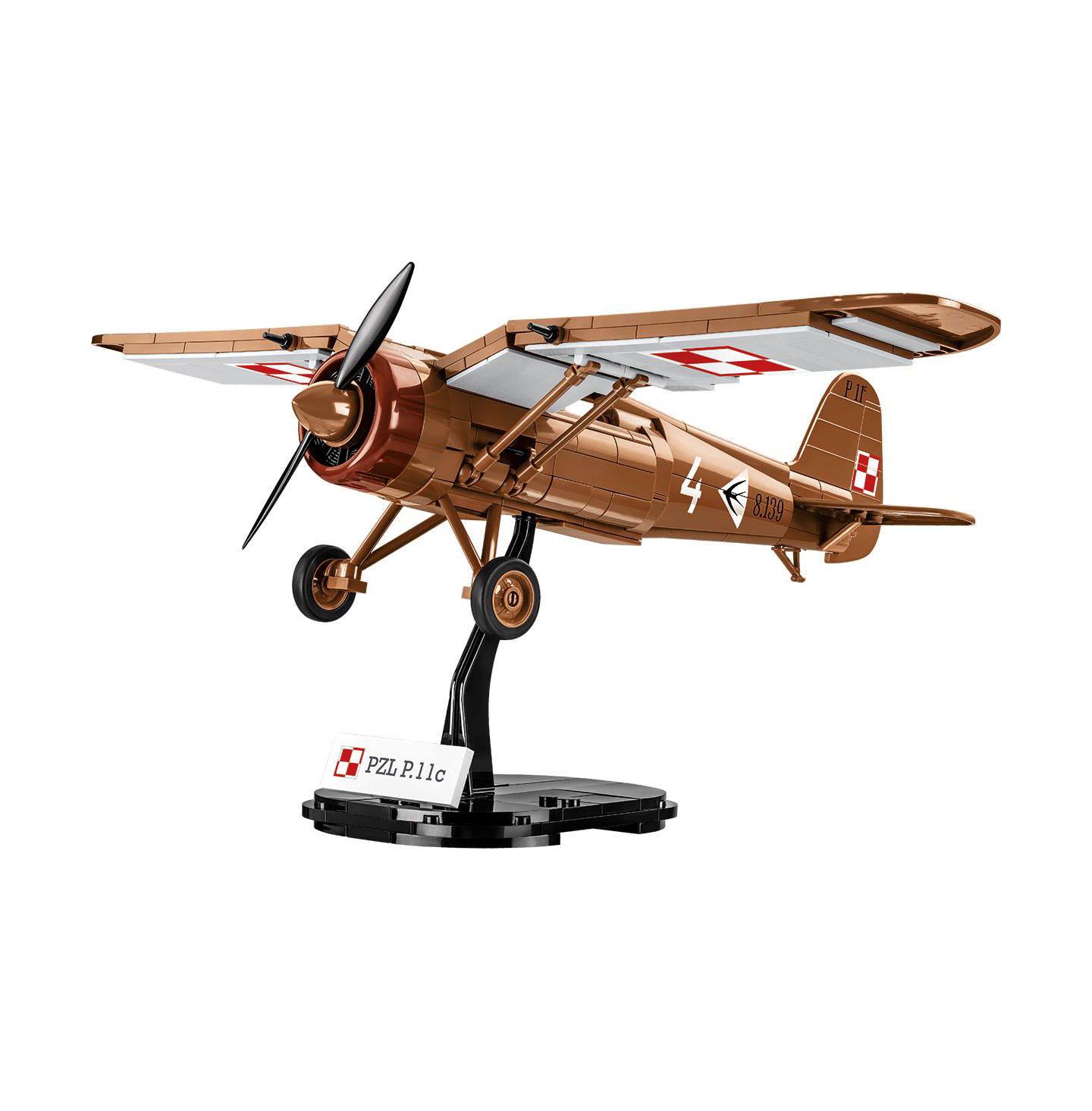 Детский конструктор COBI Historical Collection Wwii Pzl P.11c 320-Piece Building Set, Ages 7+ — фото 4