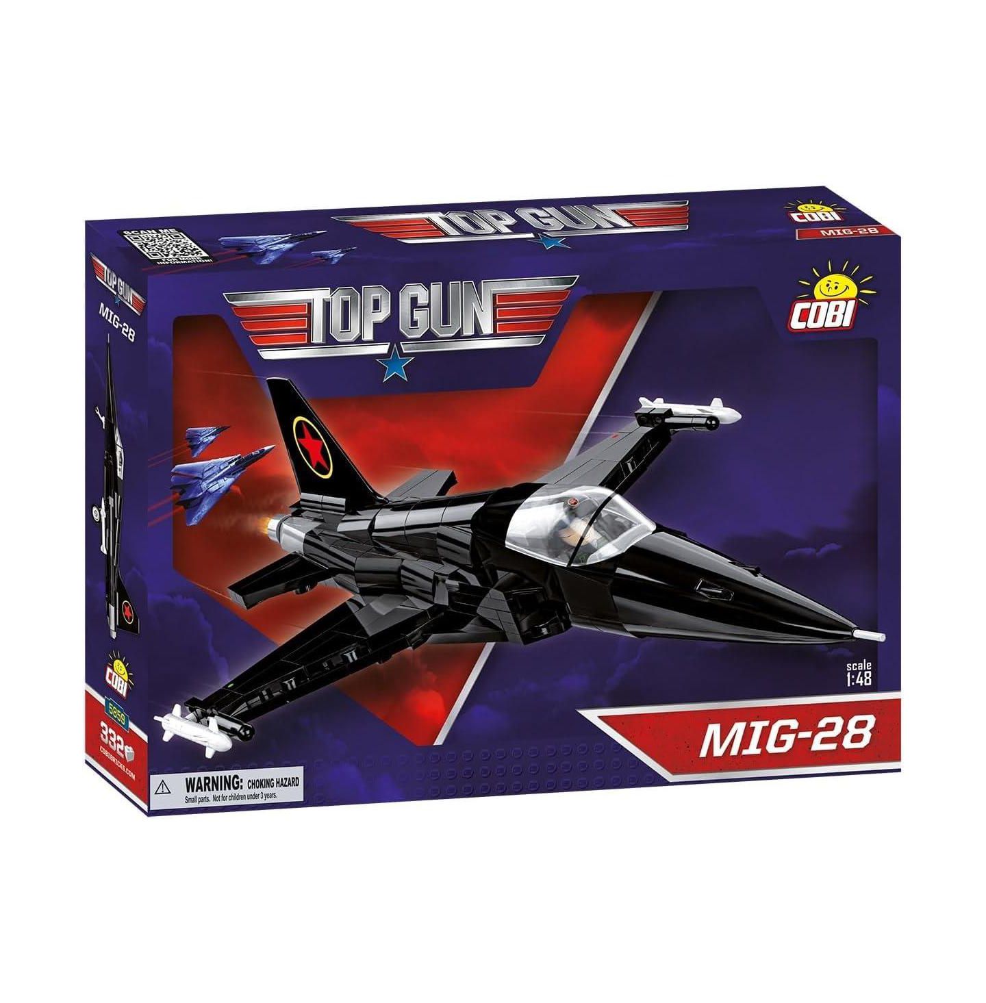 Детские конструкторы COBI MiG-28 Top Gun, 1:48 Scale, 332 pieces, Fighter Jet Model — фото 1