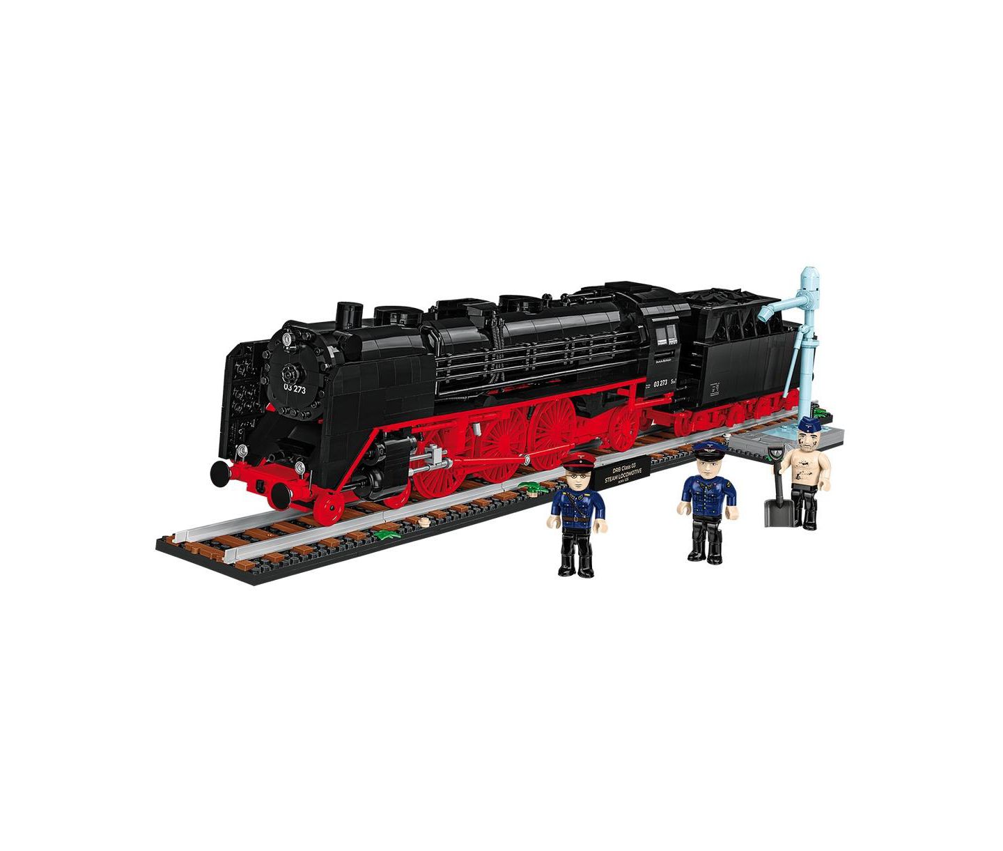 Детский конструктор COBI Historical Collection Steam Locomotive DR BR 03 and Water Crane 2721-Piece Building Set, Ages 10+ — фото 3